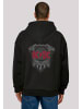 F4NT4STIC Ultra Heavy Hoodie transparent in schwarz