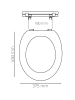 RIDDER WC-Sitz Chalet mit Soft-Close braun