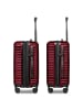 Redolz Essentials 18 4 Rollen Kabinentrolley 55 cm mit Dehnfalte metallic-red shiny