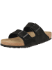 Birkenstock Sandale Arizona Veloursleder normal in schwarz