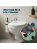 bremermann WC-Garnitur SAVONA Softtouch ca. 10 x 36,5 cm (Ø/H)