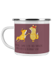 Mr. & Mrs. Panda Camping Emaille Tasse Ehevertrag Liebe Finanzen... in Kaffa Coffee