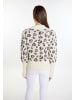 faina Damen Strickpullover in Wollweiss Mehrfarbig
