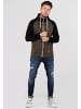 behype Sweatjacke HENRAY in Khaki