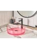 Beliani Waschbecken TOLOSA in Rosa - (W) 36 x (H) 10 x (L) 36 cm