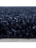 KADIMA DESIGN Teppich Hochflor Unifarben Polypropylen Wohnzimmer Shaggy in Marineblau