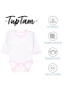 TupTam Unisex Langarm Body mit Aufdruck Spruch 5er Pack in rosa/blau