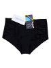 Aquarti Aquarti Damen Bikinihose mit Hoher Taille und Raffung in schwarz