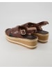Terry Offene Schuhe in Braun