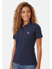 U.S. Polo Assn. Poloshirt USSiirena – Damen Classic Fit kurzarm mit Logo-Stickerei in Navy-DustPink