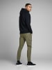 Jack & Jones Hose Cargo Jogger Pants PAUL FLAKE AKM 542 Twill Gummibund in Olive