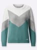 WITT WEIDEN Pullover in jade-hellgrau-meliert