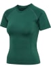 Hummel T-Shirt Hmlflow Multisport Damen in BISTRO GREEN