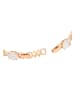 faina Women Crystal-Studded Bracelet in Rose Gold White