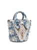 KASSANDRA Eimer Tasche in BLU JEANS