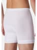 Schiesser Long Short / Pant Original Classics Doppelripp in Weiß