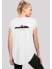 F4NT4STIC Long Cut T-Shirt Escape Discover the World Asian Town in weiß
