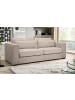 Inn.Furn Sofa beige-braun Cord 3-Sitzer 241 cm, Couch mit Wellenfederung