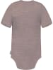 Normani Outdoor Sports Baby Merino Kurzarmbody Tihoi in Rosa