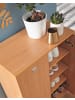 FineBuy Schuhschrank in Braun / Spanplatte / 60x35x90