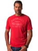 JP1880 Kurzarm T-Shirt in chilli rot