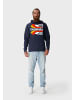 OLDSKULL Kapuzensweater Retro Tokyopolis in Navy