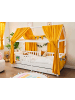 ALAVYA HOME Hausbett Komplett Set mit Musselin DEKO Senfgelb