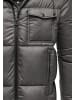 Humy Winterjacke mit Kapuze in Grau
