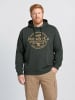 Petrol Industries Hoodie mit Grafikprint in großen Größen ridgeview in Grün