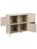 Beliani Sideboard OMBURA in Beige - (W) 120 x (H) 80 x (L) 40 cm
