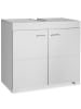 tectake Badezimmerschrank Idris, 2 Fächer, Belastbarkeit 35 kg