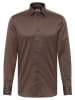 Eterna Hemd SLIM FIT in dunkelbraun