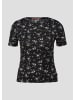 QS T-Shirt in 99A1_schwarz