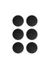 Villeroy & Boch 6er Set Espressountertasse Manufacture Rock Ø 12,1 cm schwarz in schwarz