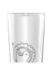 Mr. & Mrs. Panda Bierglas Löwe Astrologie ohne Spruch in Transparent