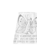 Mr. & Mrs. Panda Weinglas Schmetterling Zitronenfalter mit Spruch in Transparent