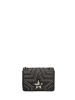 Marc Ellis Handtasche in BLACK AND  OFF SILVER
