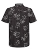 Petrol Industries Allover-Print Hemd Orion in Schwarz