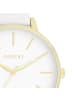 Oozoo Analog-Armbanduhr Oozoo Timepieces weiß groß (ca. 42mm)