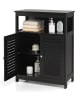 COSTWAY Badezimmerschrank in Schwarz
