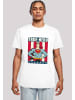 F4NT4STIC T-Shirt T-Shirt DC Comics Superman True Hero Superheld in weiß