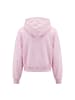 IZIA Women Hoodie in Light Rose