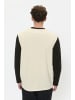Matinique Langarm-Shirt MAhudson Relaxed fit in Black and Off White