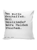 Mr. & Mrs. Panda Kopfkissen Oma wurde geschaffen, weil... mit Sp... in Weiß