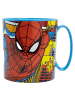 MARVEL Spider-Man Becher Mikrowellengeeigneter Kunststoffbecher 390ml