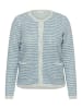 KAFFE curve Strickjacke KCelanna Regular fit in Light GreyM/Windward Structure