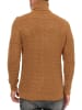 Rusty Neal Schwerer Grobstrick Rollkragen-Pullover in Camel