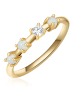Glanzstücke München Ring Sterling Silber Zirkonia in gelbgold