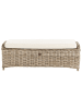 Beliani Gartenbank SUSUA in /Weiß - (W) 140 x (H) 49 x (L) 47 cm
