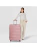 Franky London 4 Rollen Trolley L 74 cm mit Dehnfalte rose